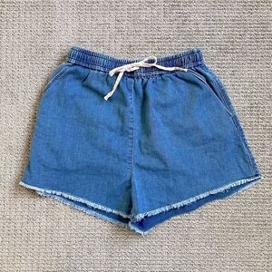 Aritzia Denim Baggy Shorts XS - Blue